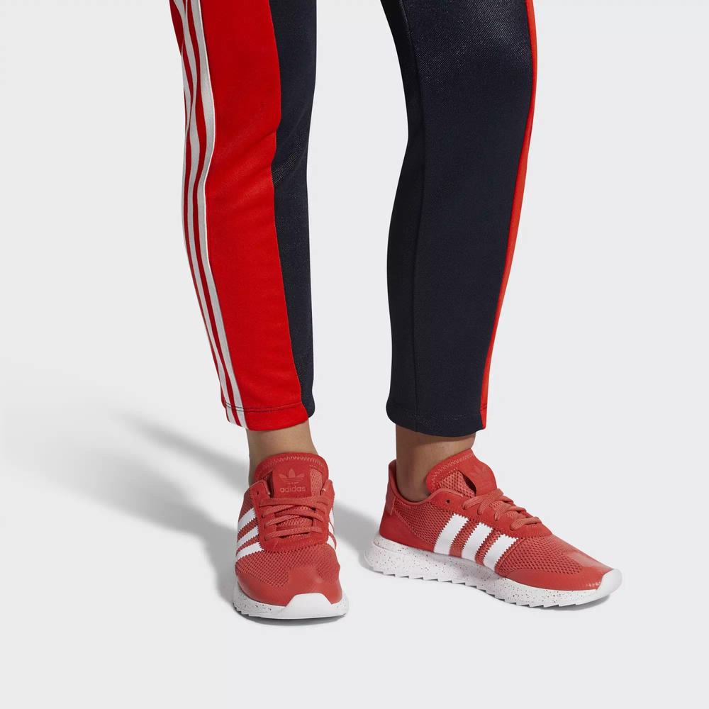 Adidas Flashback Tenis Rojos Para Mujer (MX-19770)